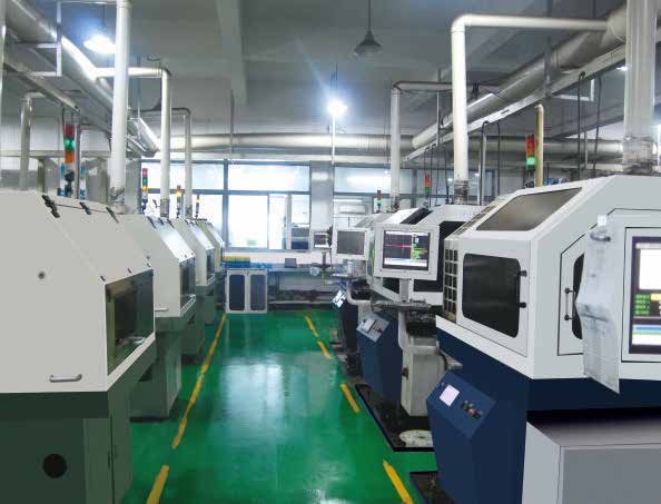 Machining equipment in the production workshop of the represented tool manufacturer